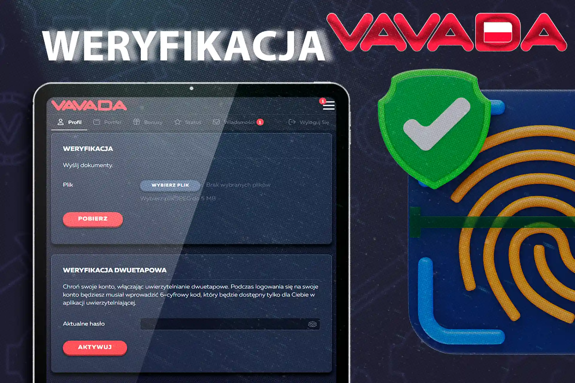 Przejdź przez prosty proces weryfikacji na stronie