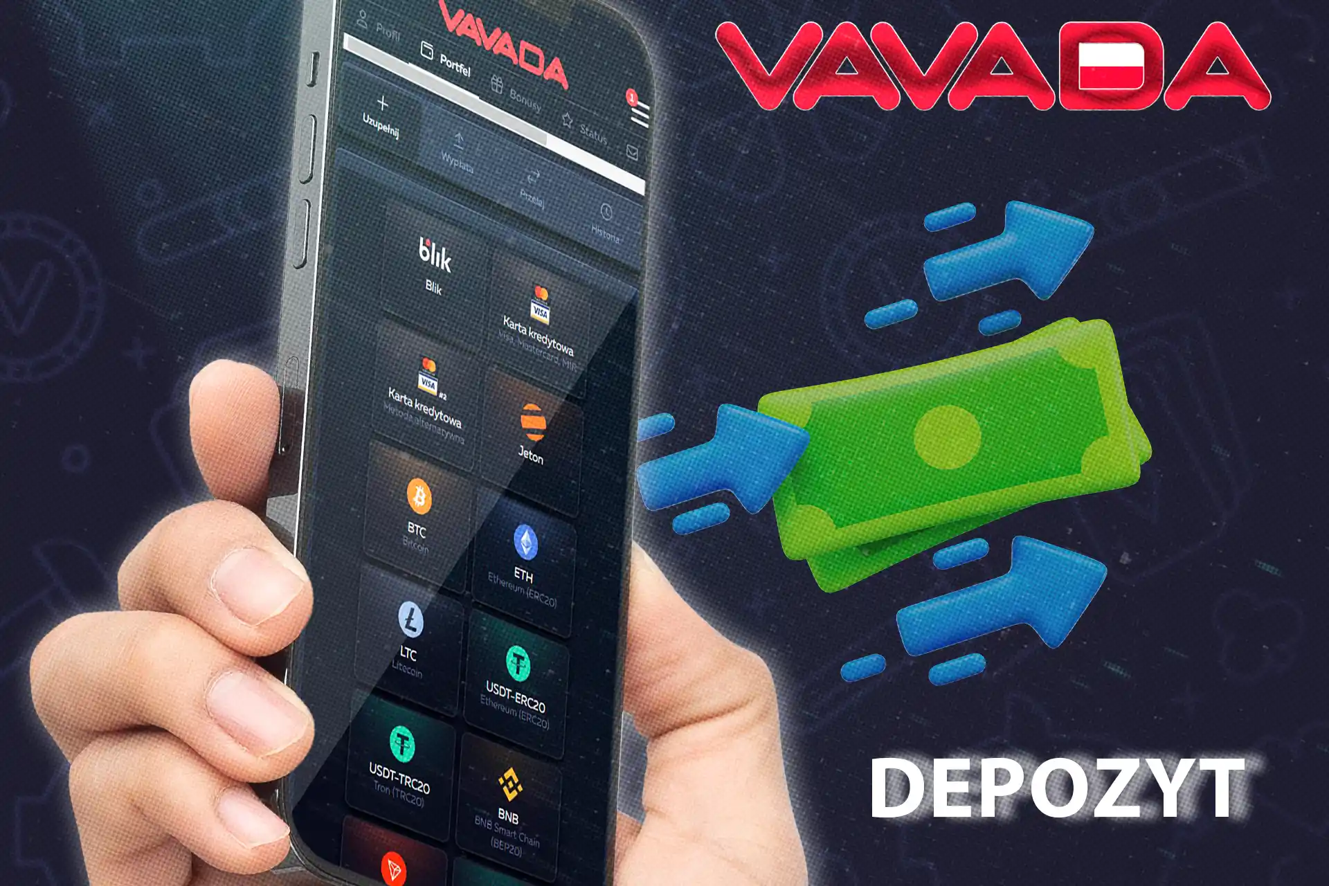 łatwy sposób na dokonanie pierwszej wpłaty na stronie