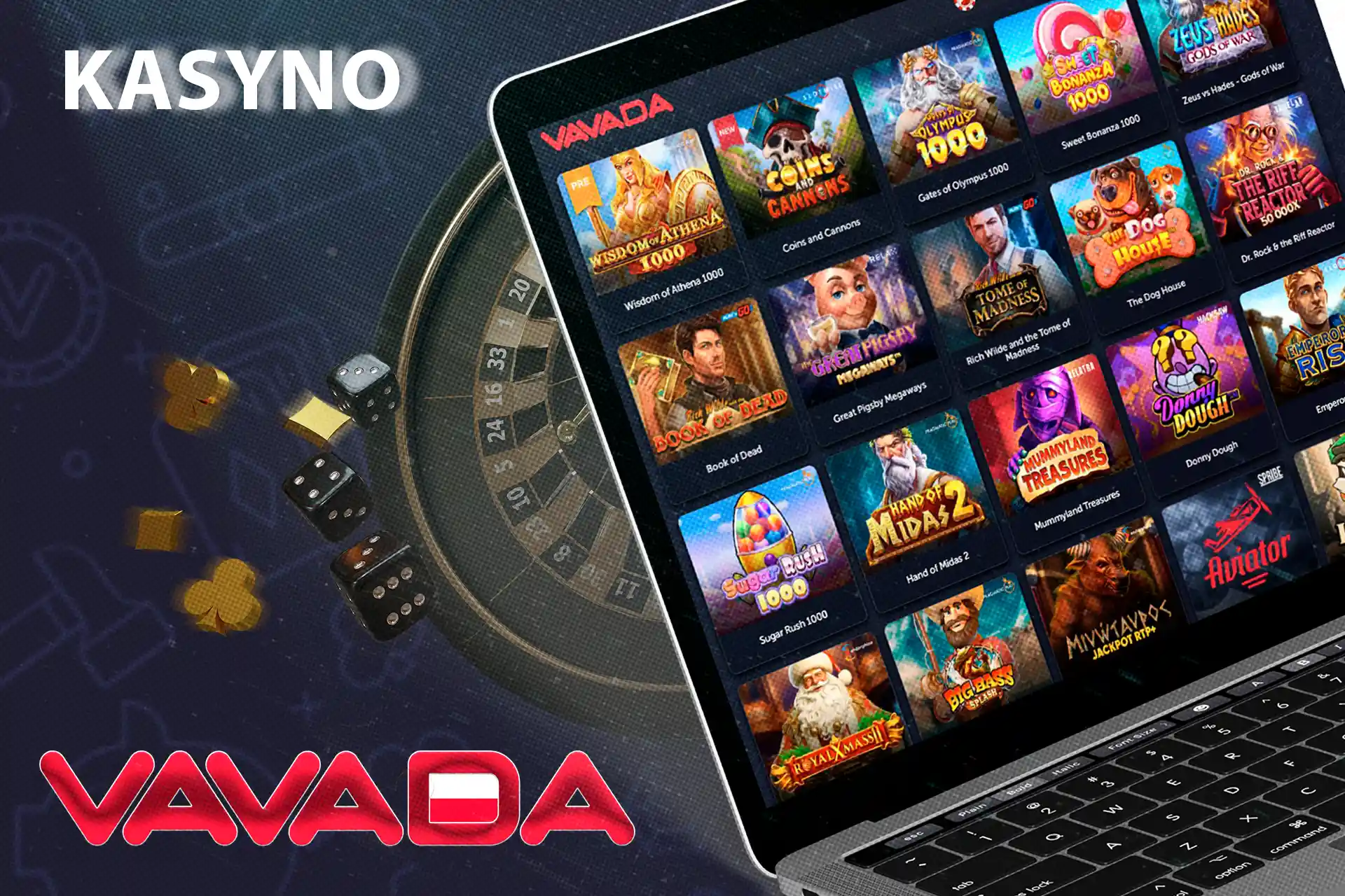 Tysiące najlepszych gier hazardowych czeka na Ciebie w naszym kasynie